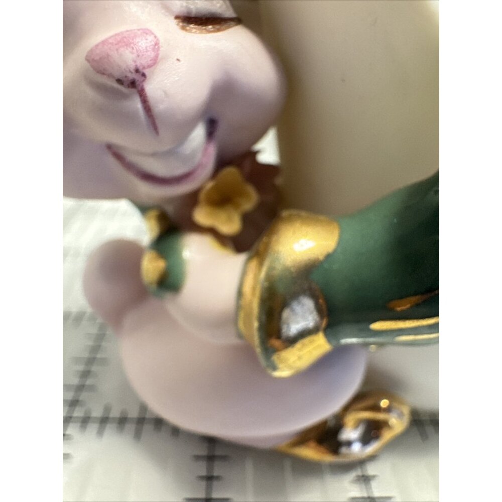 Vintage LEFTON Pink Bunny Rabbit Creamer/Planter Easter Anthropomorphic - Picture 16 of 16